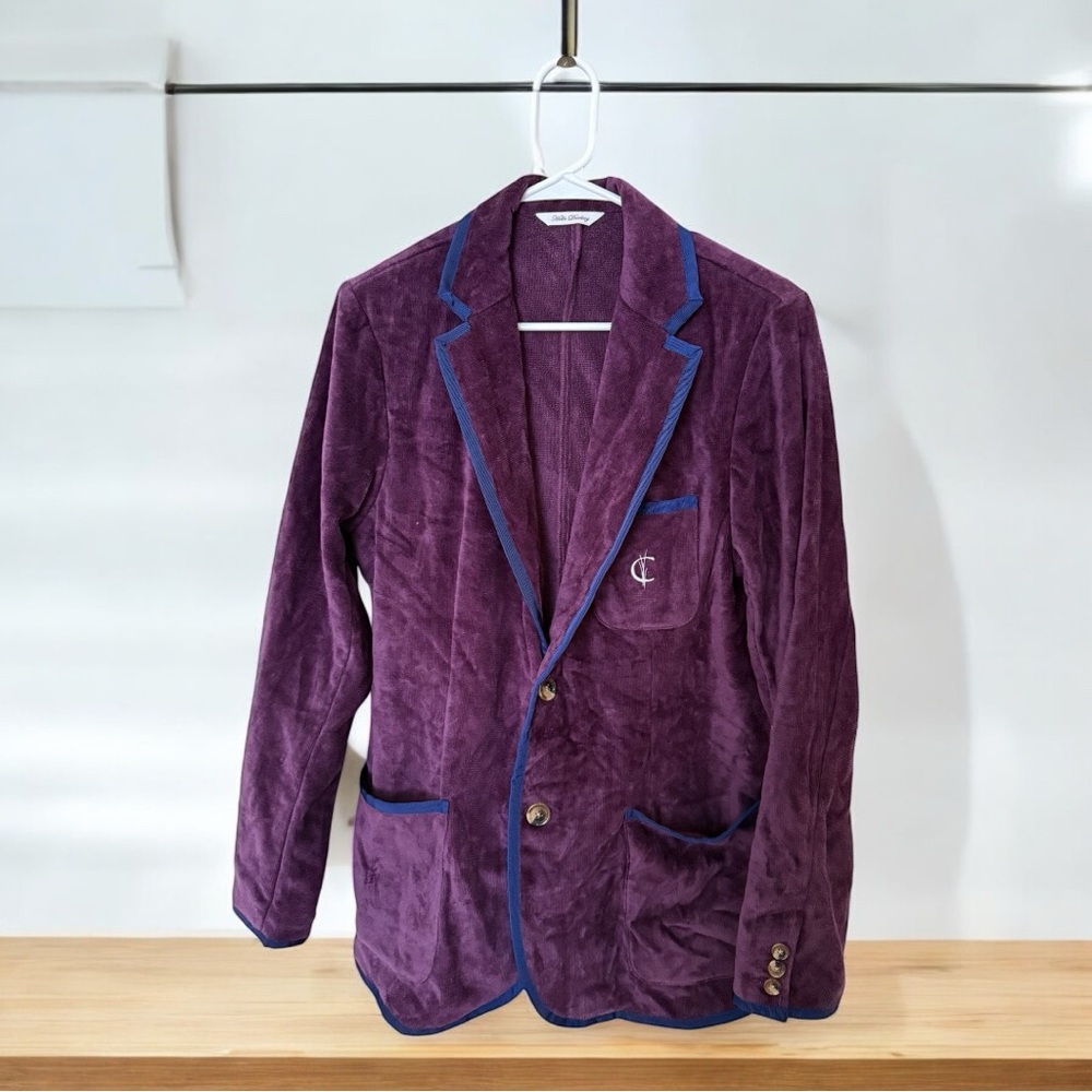 The Criquet Purple Toweling Blazer